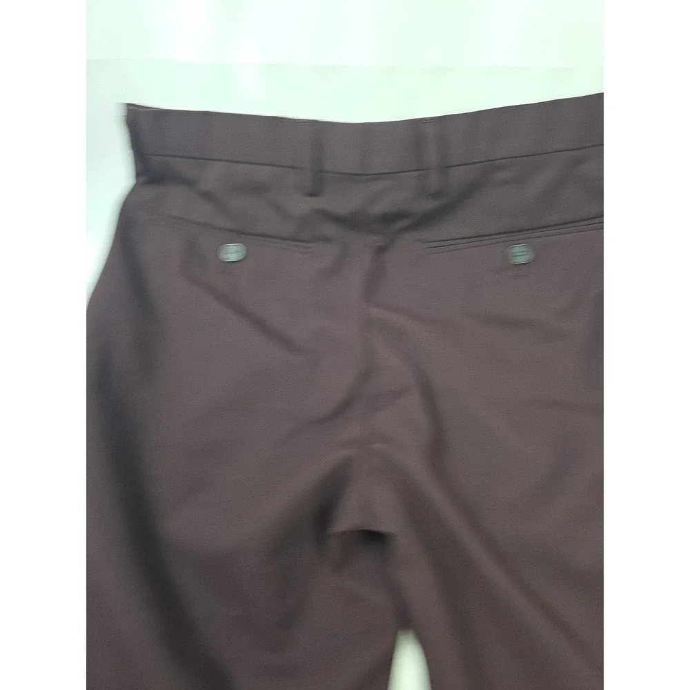 Banana Republic Pants Dress Pants Mens 31x29 Maroon Extra Slim Stretch Act:31x29